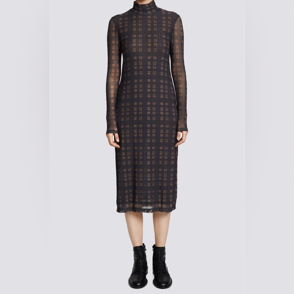 BNWT Staud Priscilla Mesh Midi Dress